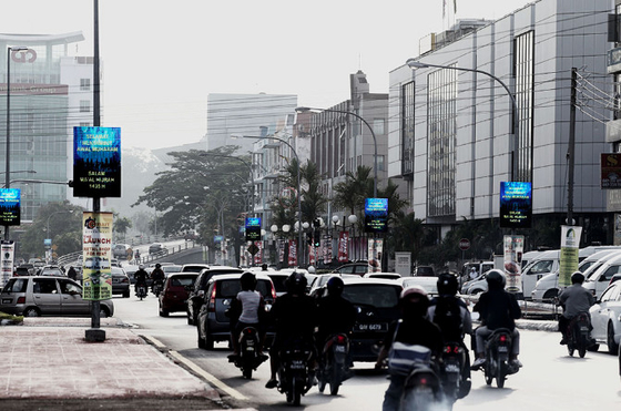 120 Deg View Angle Outdoor Led Advertising Display Full Color , 14 Bit Gray Scale