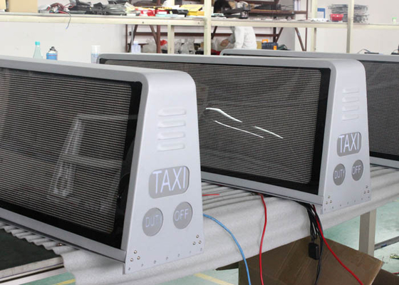 Waterproof Taxi Top led display hire Wireless 3G 4G taxi top advertising signs