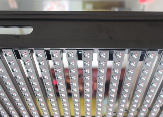 Roll advertising billboard Curtain LED Display panels / DIP Strip led curtain screen