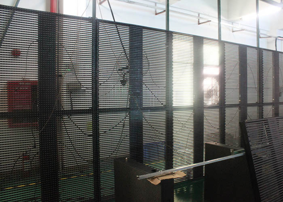 P25 fixed full color outdoor led video curtain rental for events