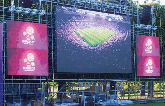 Ultra Slim Outdoor Rental LED Display of P10 640mmx640mm Cabinet