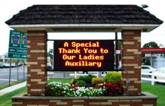 Church Single Color Led Scrolling Message Display Board P10 P16 and P20 DIP346