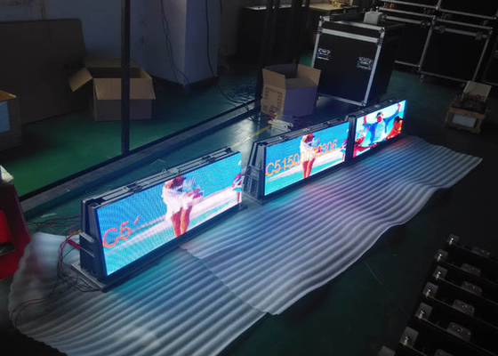 Outdoor mobile P5 taxi roof advertising signs Digital Full Color