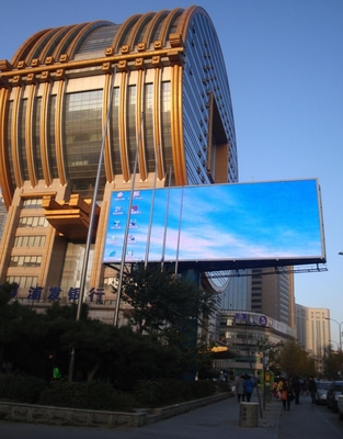DIP346 Outdoor Vertical Led Display P10 Led Display For Building Exterior Wall